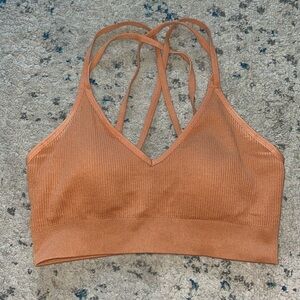 Aerie Orange Sports Bra